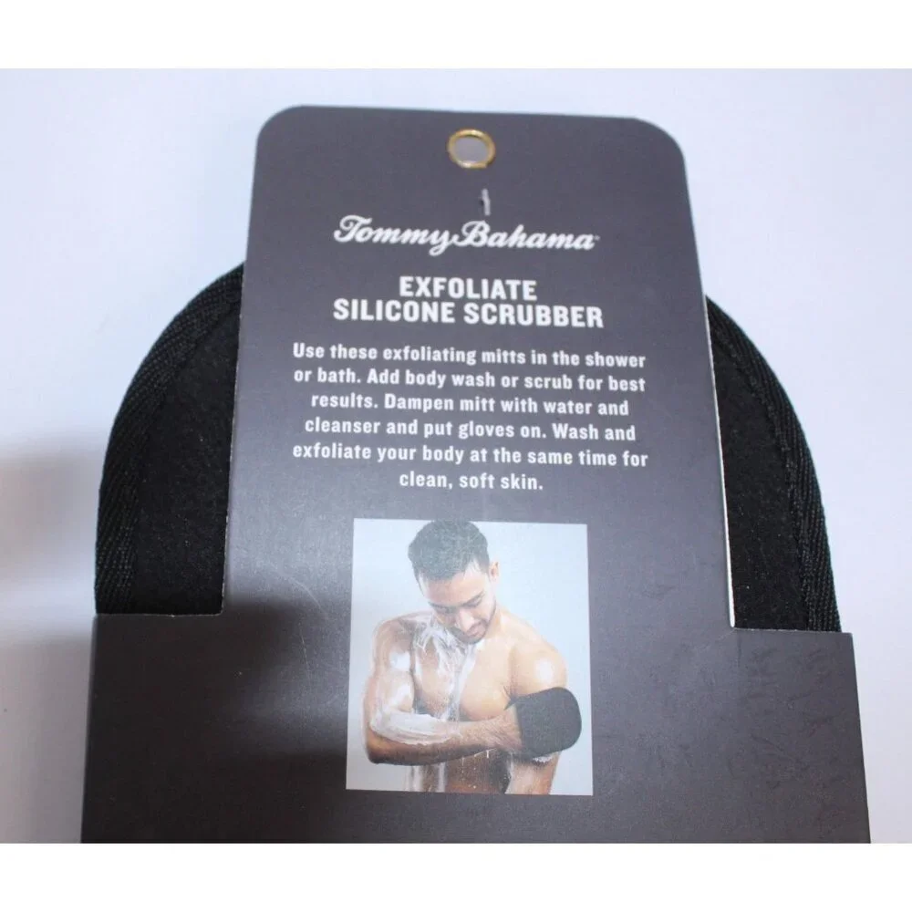 Tommy Bahama Exfoliating Silicone Scrubber Gently Exfoliate‎ One Size New 2 Pack